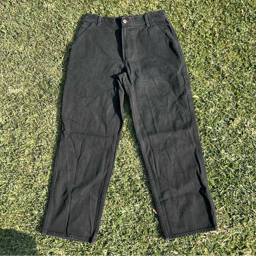 Tommy Hilfiger Men's Black baggy jeans